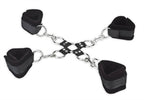 Industrial Strength 5-Piece Hogtie Set with Padded Restraints Black > Bondage Gear > Restraints