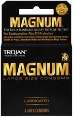 Trojan Magnum Large Size Condoms – 3 Pack Default Title > Essentials > Condoms
