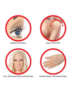 Pipedream Extreme Dollz Hannah Harper – Life-Size Inflatable Love Doll with Removable Inserts