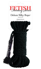 Fetish Fantasy Series Deluxe Silky Rope 9.75 m Bondage Rope Black > Bondage Gear > Rope