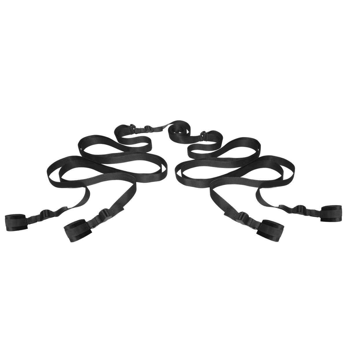 Hold Me Under Bed Restraint System with Soft Faux Fur Cuffs > Bondage Gear > Bed Restraints