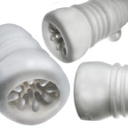 Jackt White Ice Male Stroker Sleeve with Nubs and Ridges > Sex Toys For Men > Masturbators > Manual
