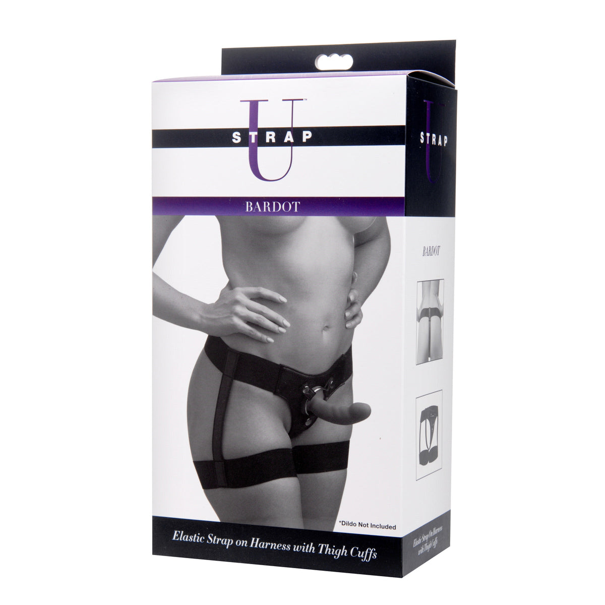 Bardot Elastic Strap-On Harness With Adjustable Thigh Cuffs > Dildos > Strap On Harnesses