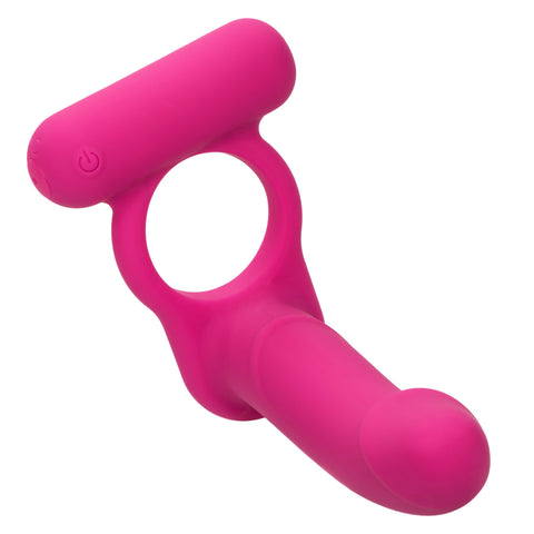 Silicone Rechargeable Double Diver Stimulator Cock Rings Vibrating