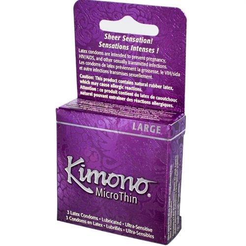 Kimono Microthin Large - 3 Pack Condoms Secondary image