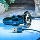 Adam & Eve ANAL TOYS Black Adam & Eve REAR ROCKER -  Glass 9.8 cm USB Rechargeable Vibrating Butt Plug 844477019277