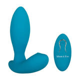 Adam & Eve STIMULATORS Blue Adam & Eve G-Spot Thumper with Clit Motion Massager -  11.4 cm USB Rechargeable Stimulator with Wireless Remote 844477018140
