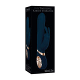 Adam & Eve VIBRATORS-RABBIT Blue Adam & Eve Twirling Rabbit Vibrator -  22.9 cm USB Rechargeable Rabbit Vibrator 844477018768
