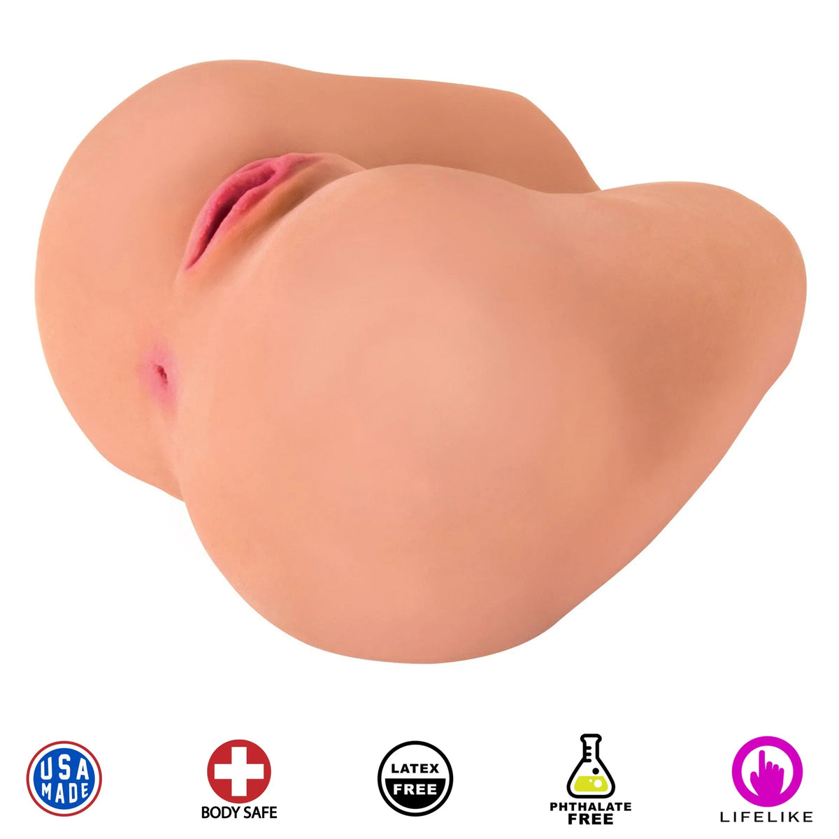 Mistress Maddie 10X Missionary Butt Masturbator with 10 Function Vibrating Egg and Realistic Nubbed Sleeve > Sex Toys For Men > Masturbators > Pornstar