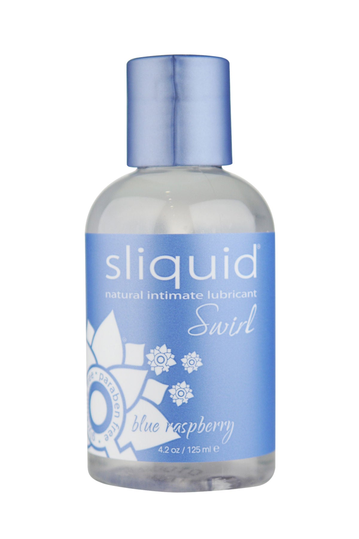 Sliquid Naturals Swirl (Blue Raspberry) – Flavored Water-Based Lubricant Flavoured Lube