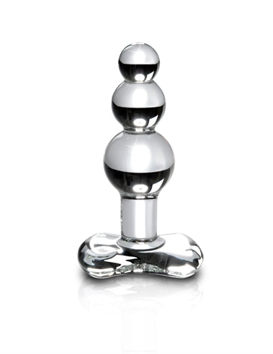 Icicles Clear Glass Anal Plug with Tapered Tip – Smooth Glass Anal Toy Clear > Glass > Toys