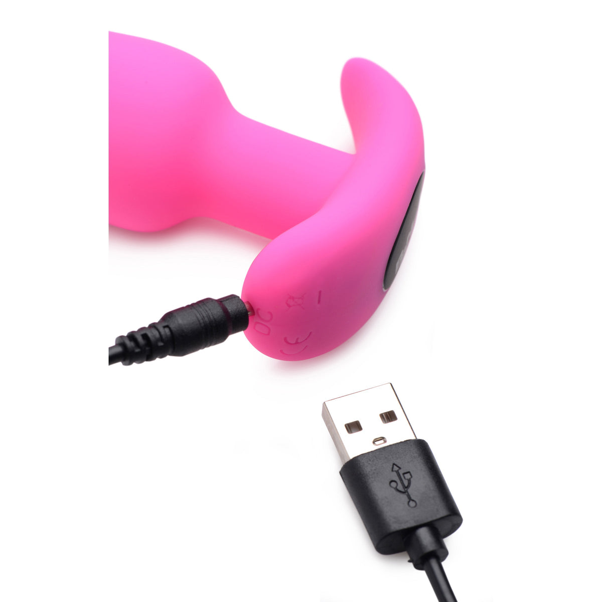 Remote Control 21x Silicone Butt Plug Vibrator Pink Toy > Anal Range > Vibrating Butt Plugs