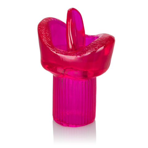 Clit Kisser Tongue Shaped Flickering Bullet Vibrator Toy Pink BULLETS