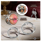 Pussy Boy Metal Chastity Cage – Body-Safe Silicone Chastity Device > Bondage Gear > Male Chastity
