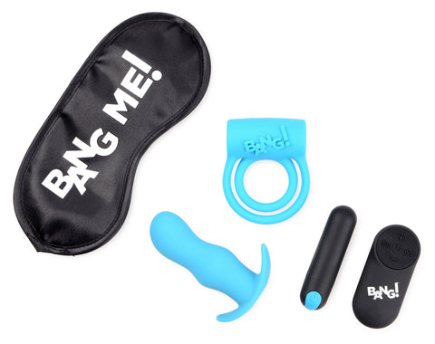 Bang Duo Blast Kit Blue Male Intimacy Toy for Dual Stimulation BULLETS