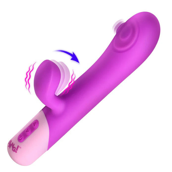 Clit Tapping Pulsing Rabbit Purple 8.4 Inch Dual-Stimulation Rabbit Vibrator > Vibrators > Ladies > Rabbit