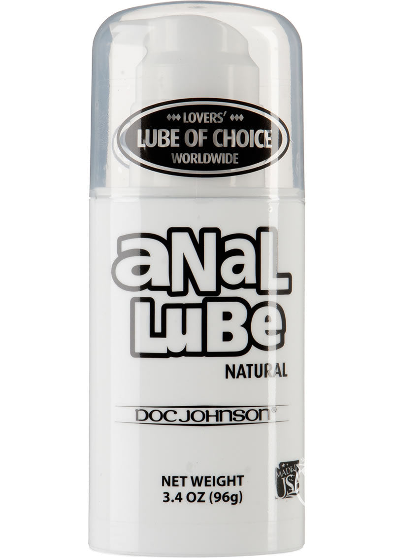 Doc Johnson Anal Lube – Natural Long-Lasting 3.4 Oz Lubricant > Lube > Anal Main image