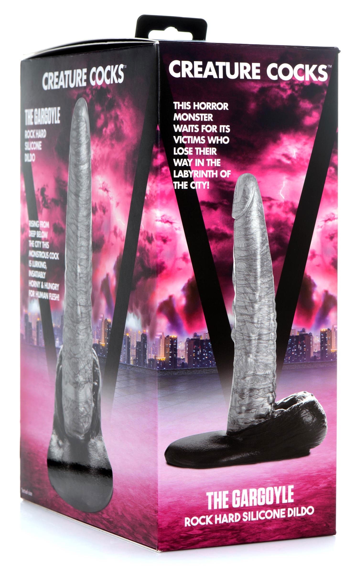 Creature Cocks The Gargoyle Rock Hard Silicone Dildo Fantasy Dongs