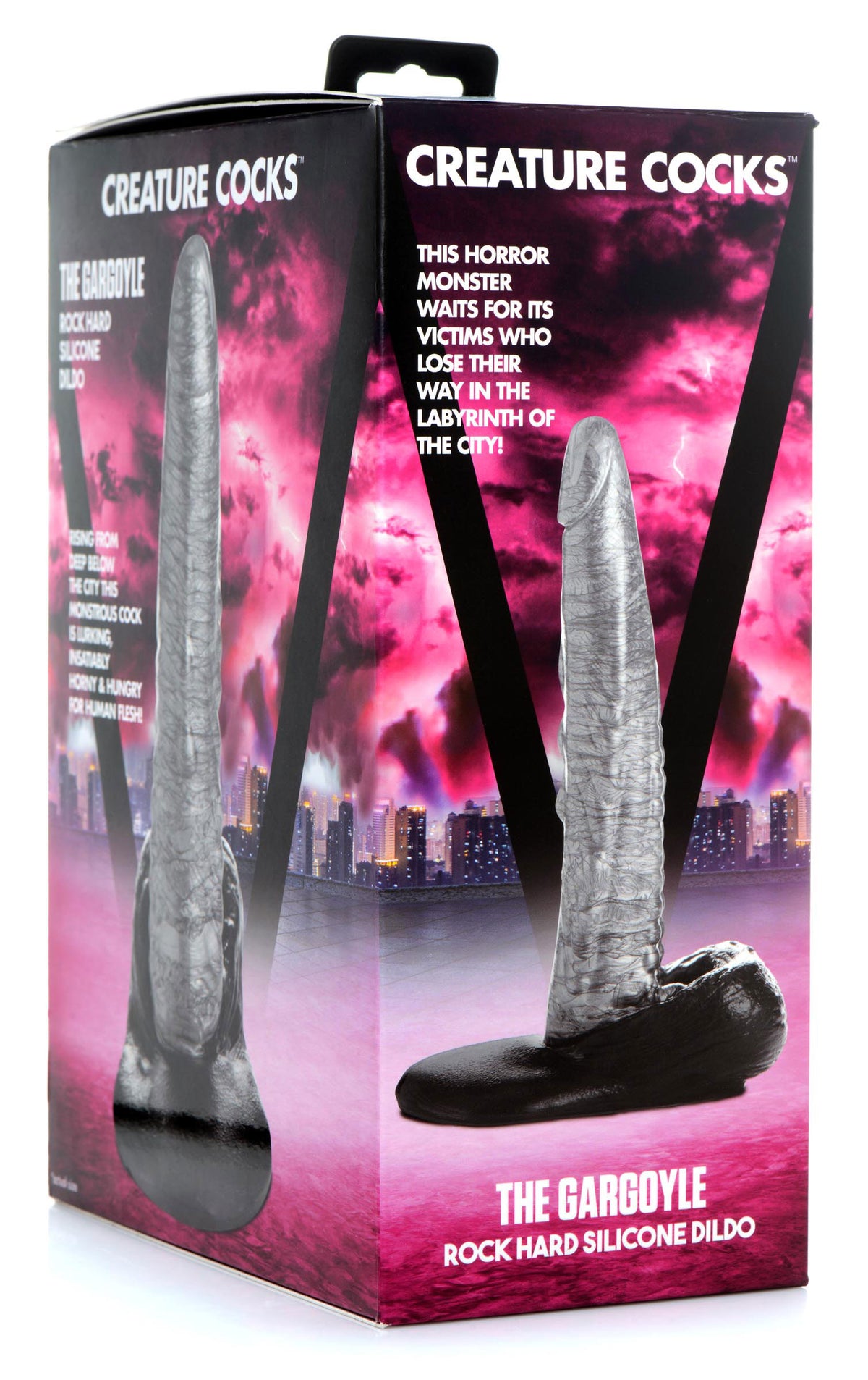 Creature Cocks The Gargoyle (Rock Hard) Silicone Dildo – Textured Silicone 8 Inches > Dildos > Fantasy