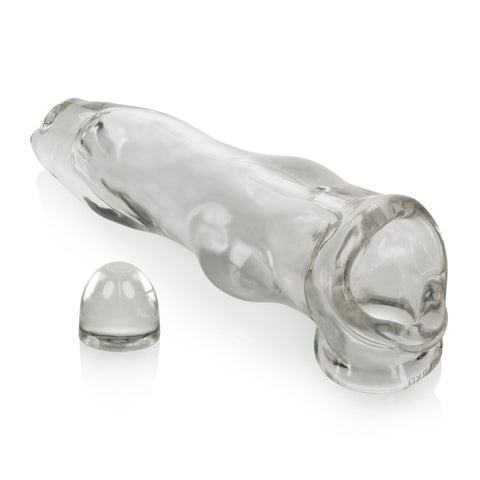 Fido Cocksheath With Adjustable Fit - Clear Cockrings