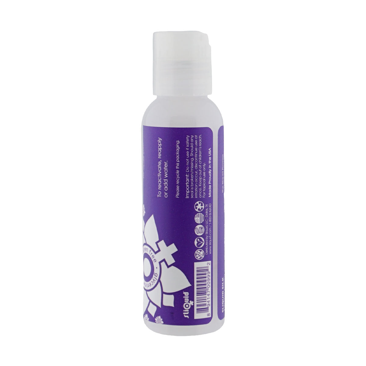 Sliquid Naturals Silk Hybrid Water-Based Personal Lubricant (59ml) – Smooth Hybrid Lubricant > Lube > Hybrid