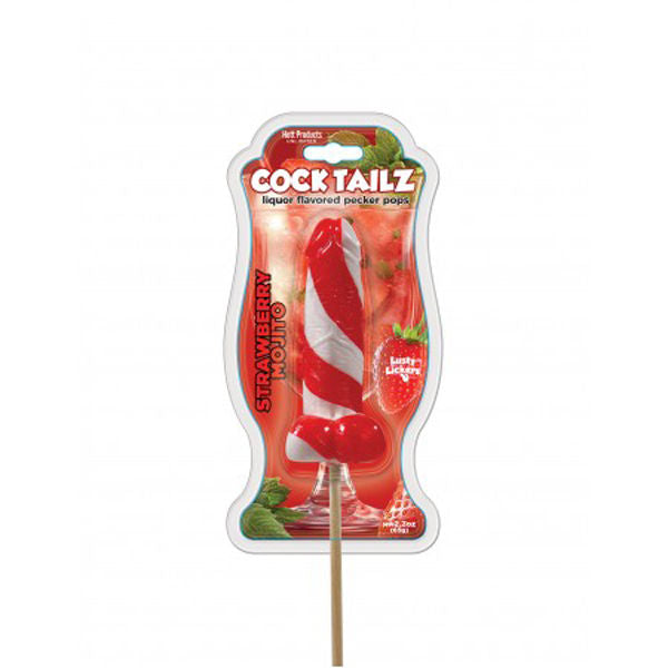 Cocktailz Strawberry Mojito Pecker Pop Adult Edible Candy > Relaxation Zone > Edible Treats