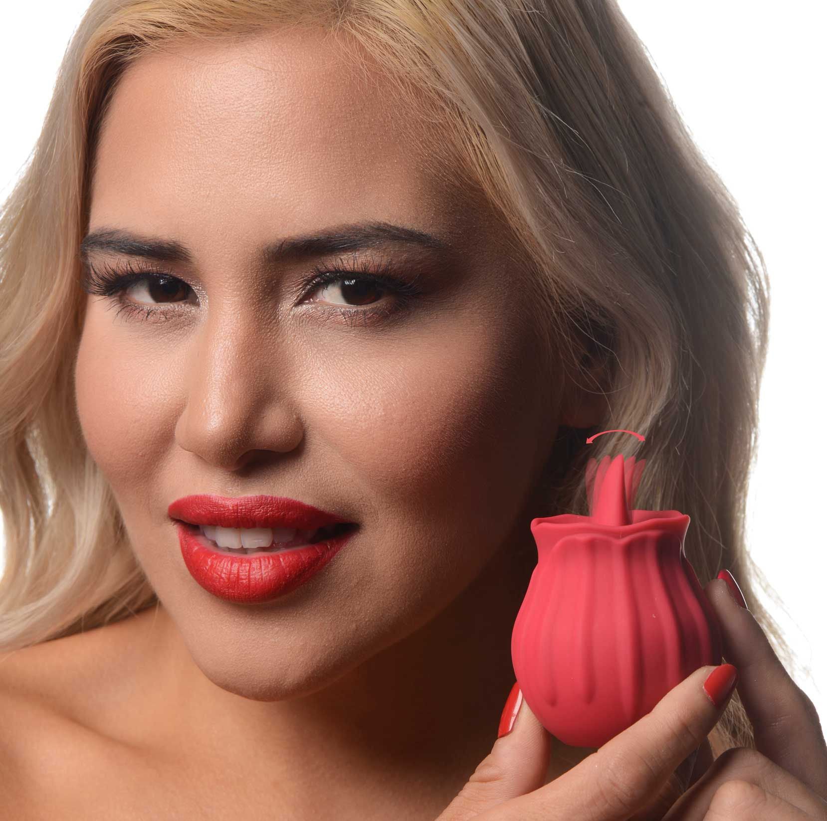 Bloomgasm Wild Violet Clit Stimulator Toy Red Red > Sex Toys For Ladies > Rose Stimulators