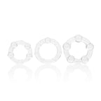 CalExotics Island Rings Clear Stretchy Erection Enhancer Rings - Small, Medium, Large Sizes > Cock Ring > Single