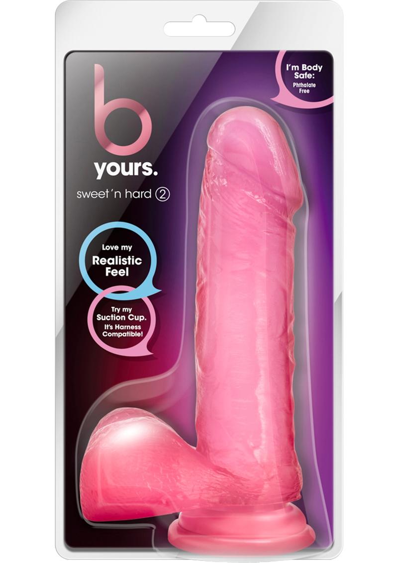 B Yours Sweet N Hard Realistic Dildo with Balls and Suction Cup (7 and 7.75 Inch) > Dildos > Realistic Dildos