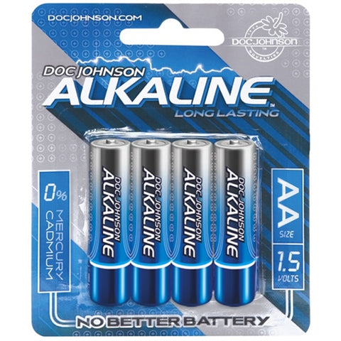 Doc Johnson AA Alkaline Batteries 4 Pack for Adult Electronics Default Title Batteries