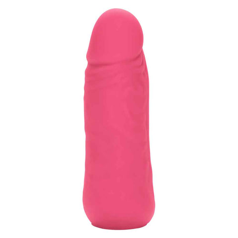Mini Vibrating Studs Pink Liquid Silicone Vibe 4.25 Inches 10.75 Centimeters BULLETS