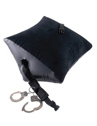 Fetish Fantasy Series Deluxe Position Master – Inflatable Position Pillow with Cuffs > Sex Toys > Sex Positioners