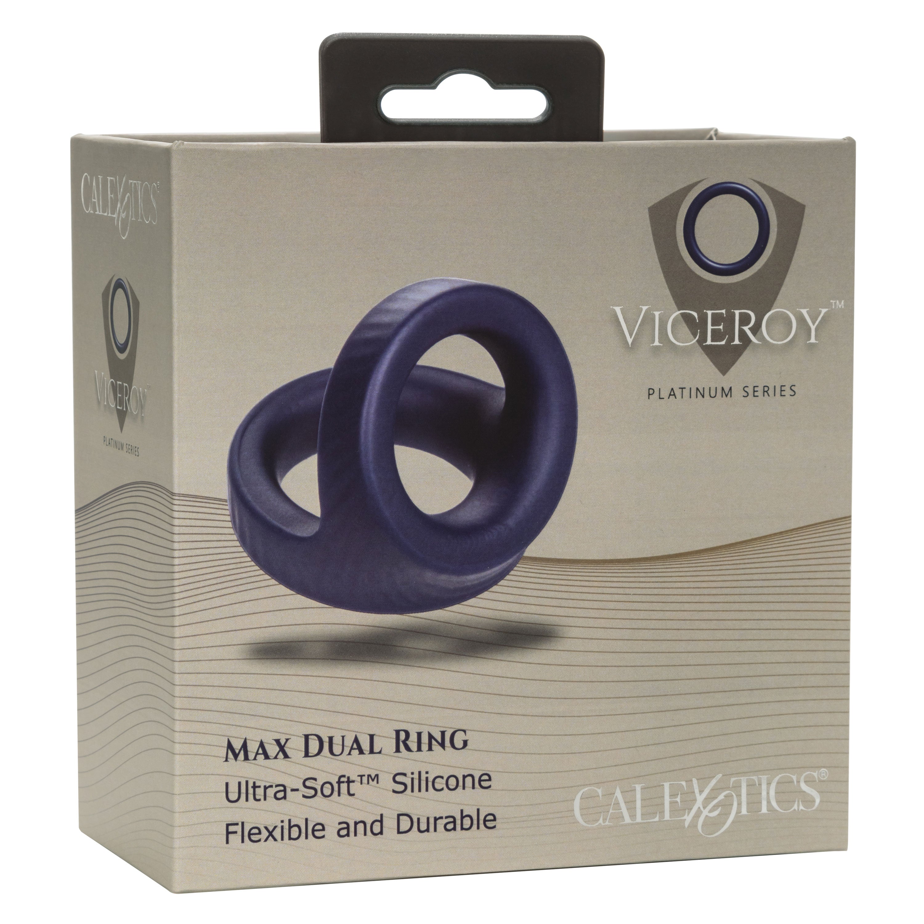 Viceroy Max Dual Silicone (Black) – Stretchy Stamina Cock Ring > Cock Ring > Sling
