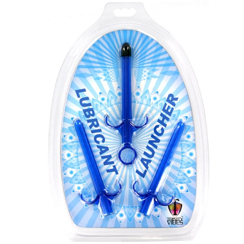 Trinity Vibes Lubricant Launcher Set Of 3 Precision Applicators Blue Blue > Lube > Applicators