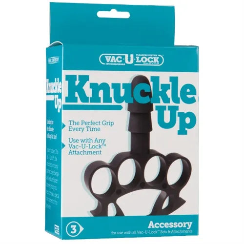 Vac-U-Lock Knuckle Up – Compatible Hands-Free Accessory Plug Black > Sex Toys > Sex Machines > Connectors