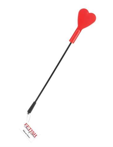 Silicone Heart Flapper Adult Toy for Fetish and Bondage Play Red > Bondage Gear > Whips