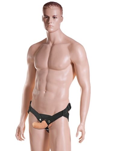Everlaster Stud Adjustable Hands-Free Penis Extender Harness Beige SLEEVES