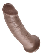 Pipedream King Cock 9 Inch Suction Silicone Dildo - Brown > Dildos > Large Dildos
