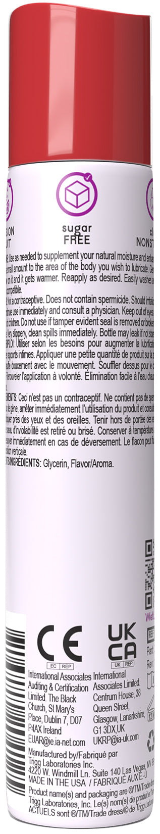 Wet Passion Fruit Warming Lubricant 4 in 1 Intimate Gel 1 Oz ENHANCERS
