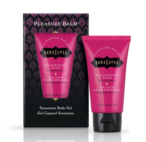 Kama Sutra Raspberry Kiss Pleasure Balm Sensations Gel 1.7 Oz Default Title > Sex Toys > Nipple Stimulators