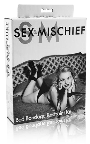 Sex & Mischief Bed Bondage Restraint Kit with 1.5m Straps > Bondage Gear > Bed Restraints