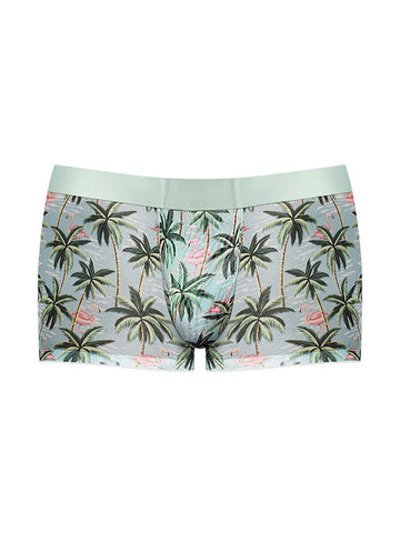 Sheer Prints Seamless Sheer Short Mens Underwear Flamingo XL Mens Trunks