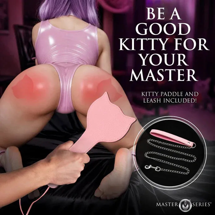 Kitty Bondage Set – Vegan Leather Adjustable Cuffs and Collar Bondage Set > Bondage Gear > Bondage Kits