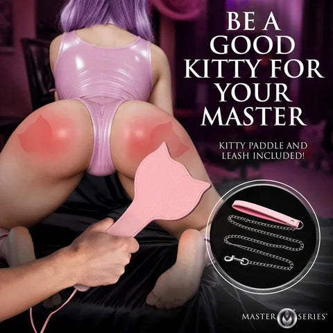 Kitty Bondage Set – Vegan Leather Adjustable Cuffs and Collar Bondage Set > Bondage Gear > Bondage Kits