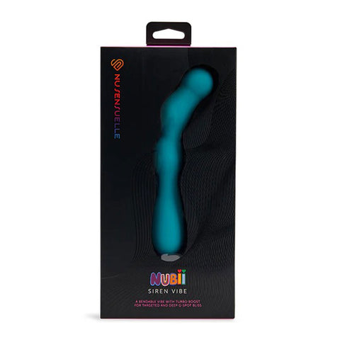 Nu Sensuelle Nubii Siren Bendable G-Spot Vibrator Blue Blue Vibrators