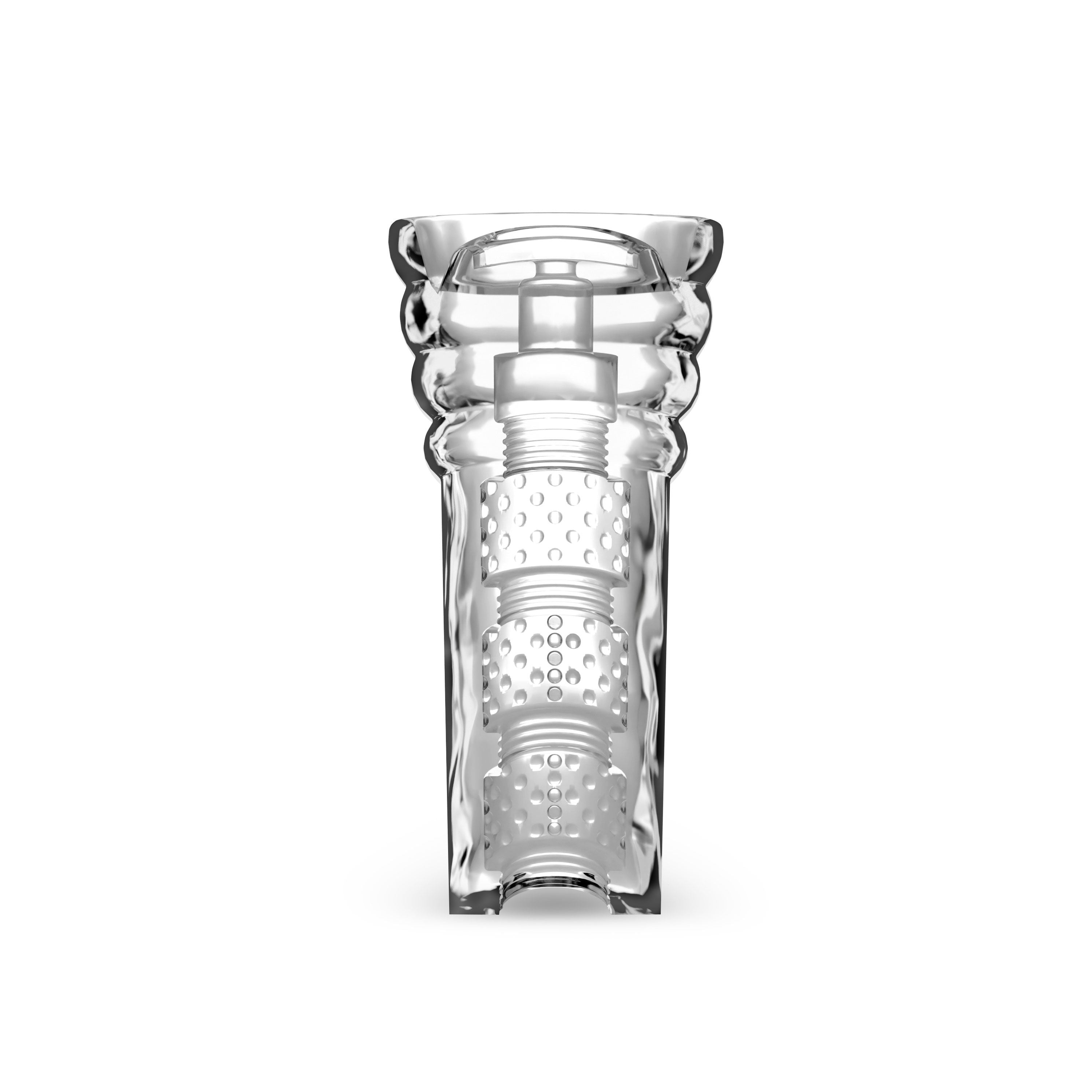 M For Men All Nighter Soft Wet Clear Male Masturbation Sleeve Strokers - Manual