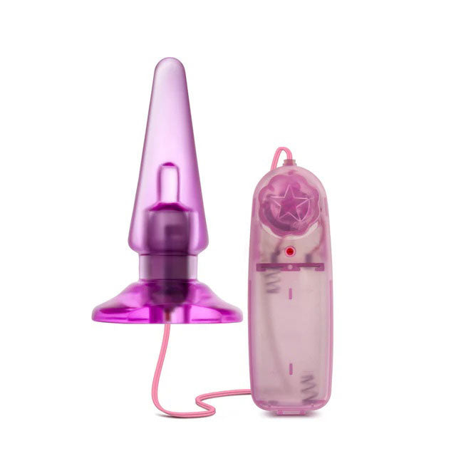 Blush Anal Pleaser Blue Beginner Friendly Anal Plug Toy Pink Butt Plugs