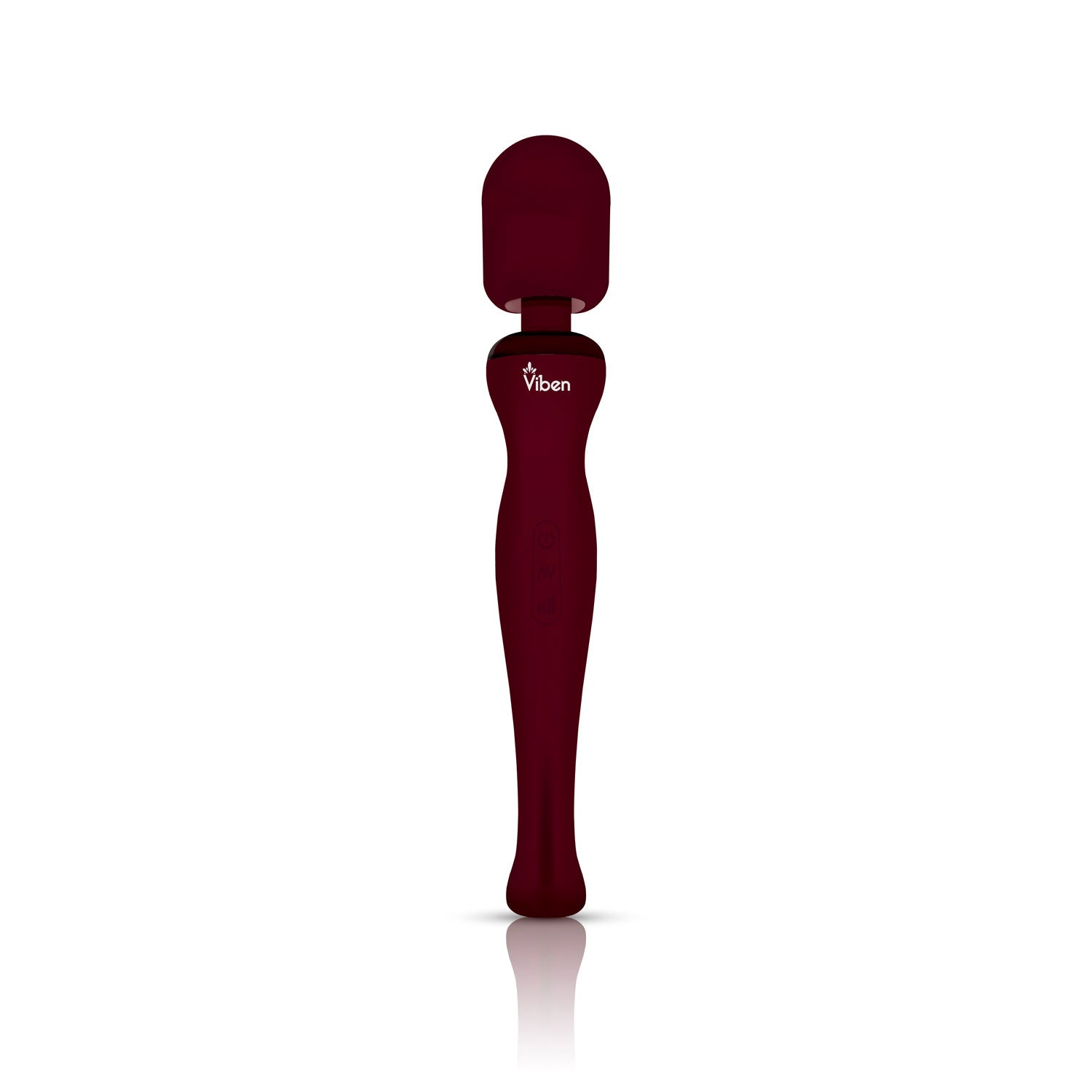 Viben Sultry Rechargeable Wand Massager in Ruby Red Electric Massager