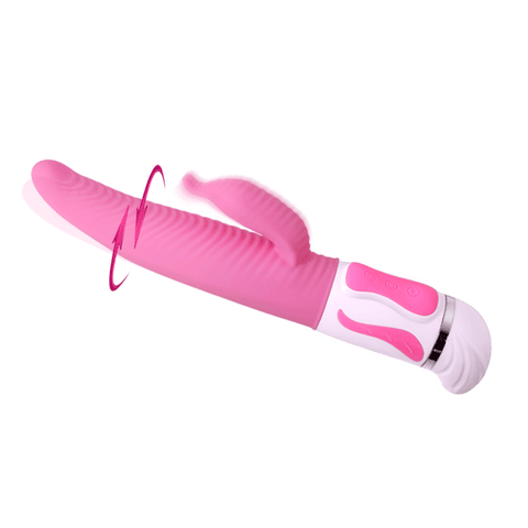 Pretty Love Antonie Twisting Rabbit Vibrator in Pink Silicone Vibrators