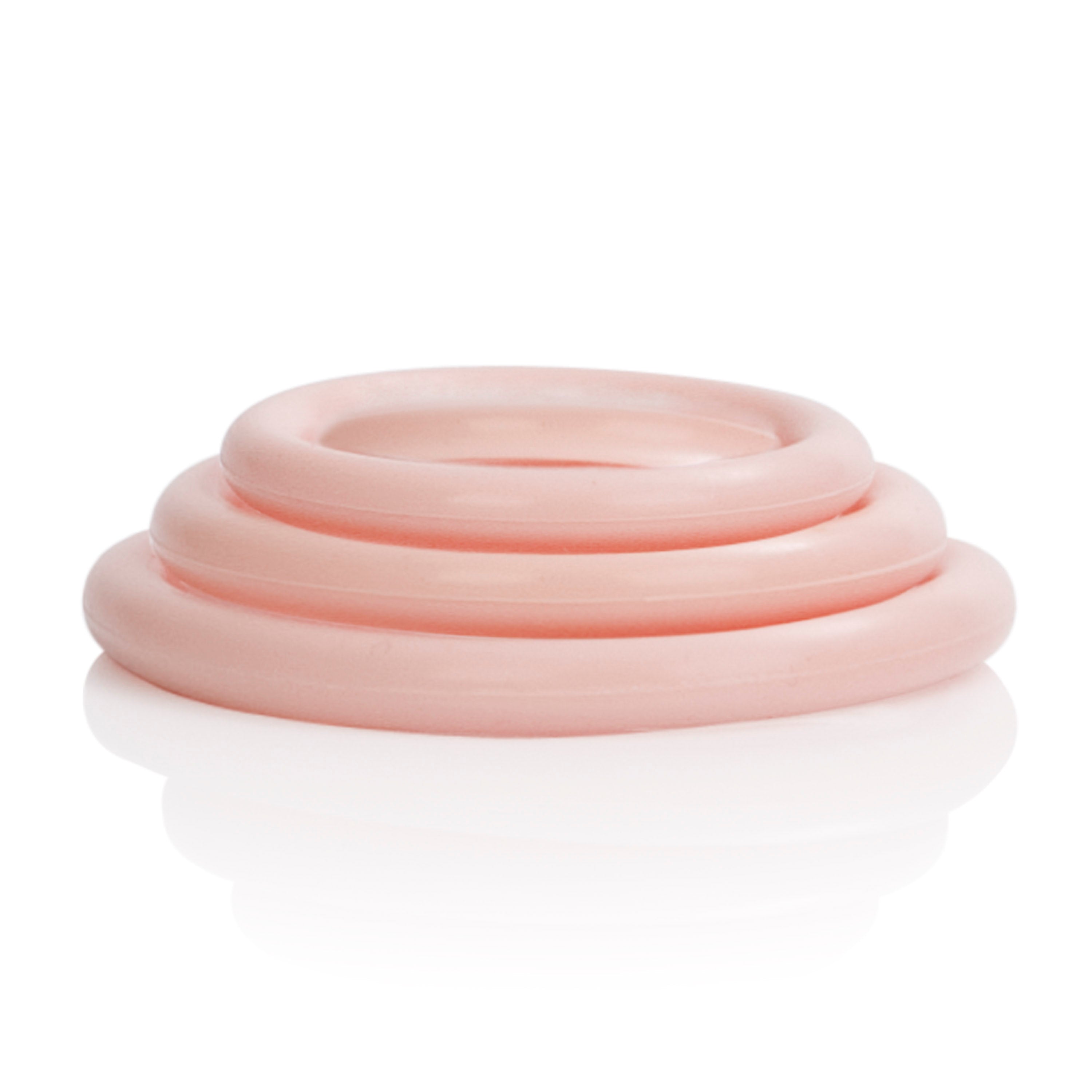 CalExotics Silicone Support Rings Set – Stretchy Comfortable Black Cock Rings > Cock Ring > Sets
